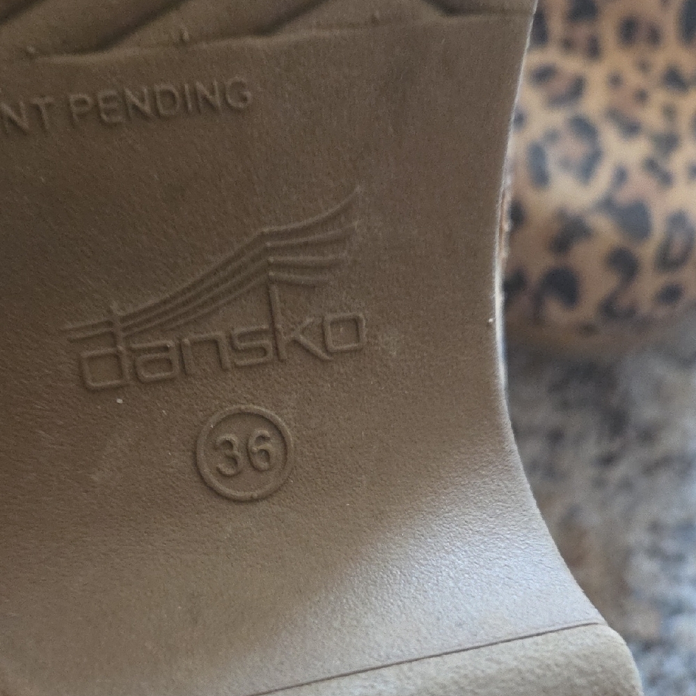 Dansko Leopard Clogs - image 5